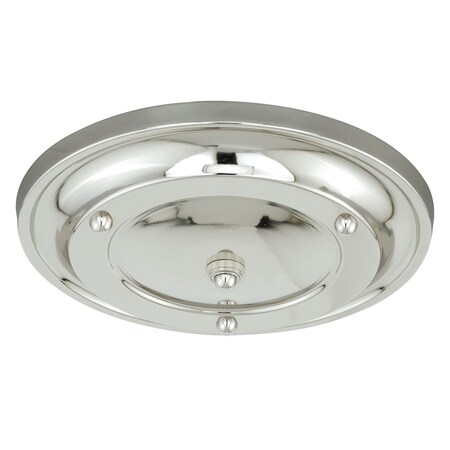 Vaxcel Large Canopy Pendant Holder Satin Nickel P0057
